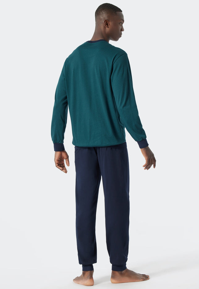 Pyjamalang178094_Donkergroen_4