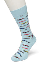 Bonnie Doon Heren Sokken Race Car Sock BD 042135 - Jambelles