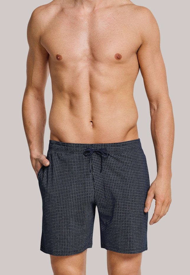 Shorts163838_835donkerblauw-melange_1