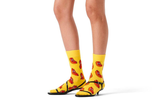 SmellyHotDogSockP004499_2200Yellow_4