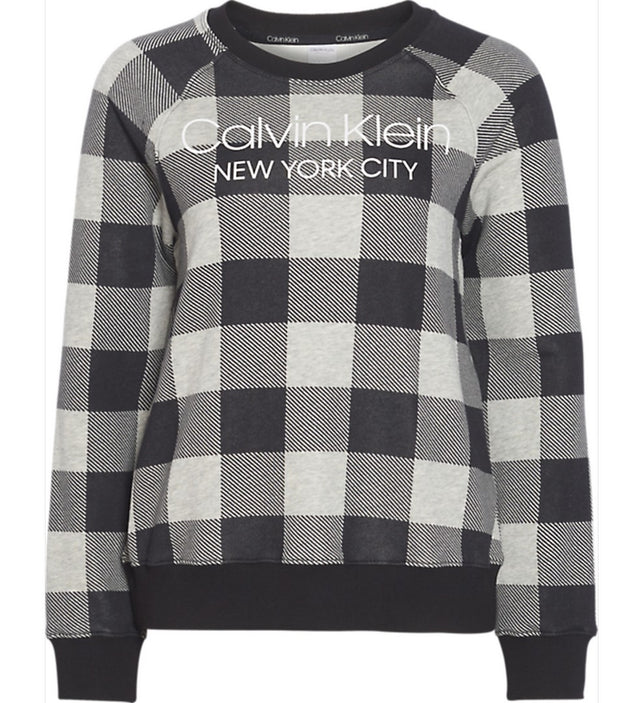 SweatshirtL_S000QS6301E_2ZJBuffaloCheckGreyHeather_1