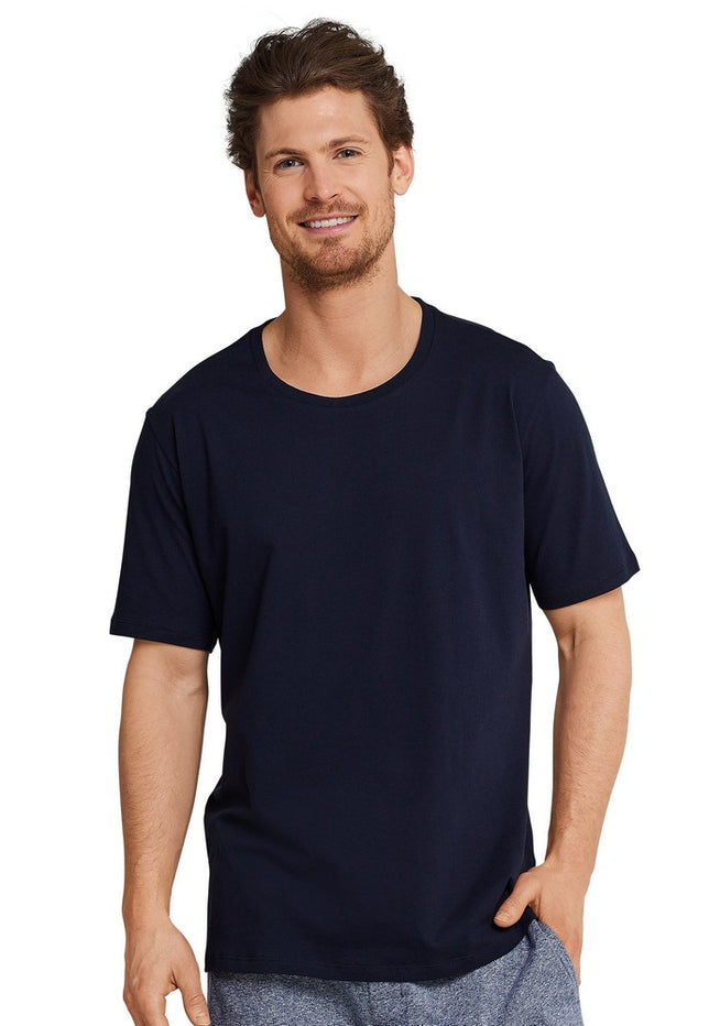 T-shirtRundhals163832_Dunkelblau_2