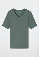 T-shirtV-Ausschnitt178937_Dunkelgrun_4
