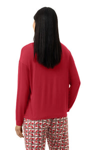 Mey Dames Nacht Shirt T-shirt long sleeve 1210017 - Jambelles