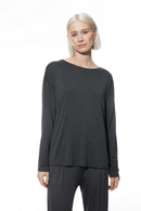 Mey Dames Nacht Shirt T-shirt long sleeve 1210017 - Jambelles