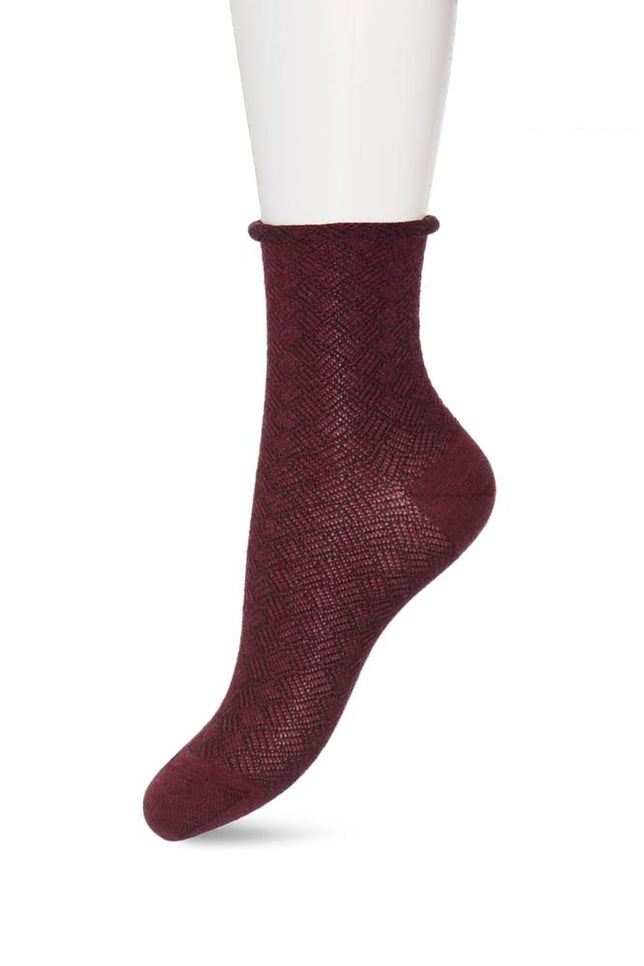 WickerWorkSockBN951157_WineBordeauxRood_1