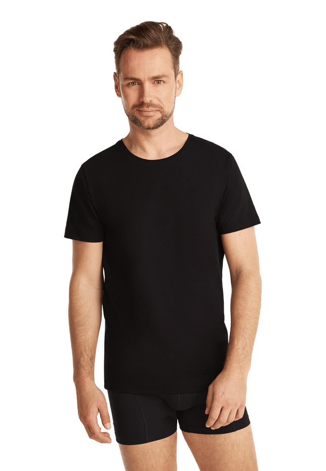 Ten Cate Heren Basics organic cotton stretch T-shirt 2-pack 32326