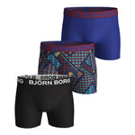 Bjorn Borg Heren Boxer 3P Shorts BB Lel Louvre Combed Cotton 1841-1234 - Jambelles