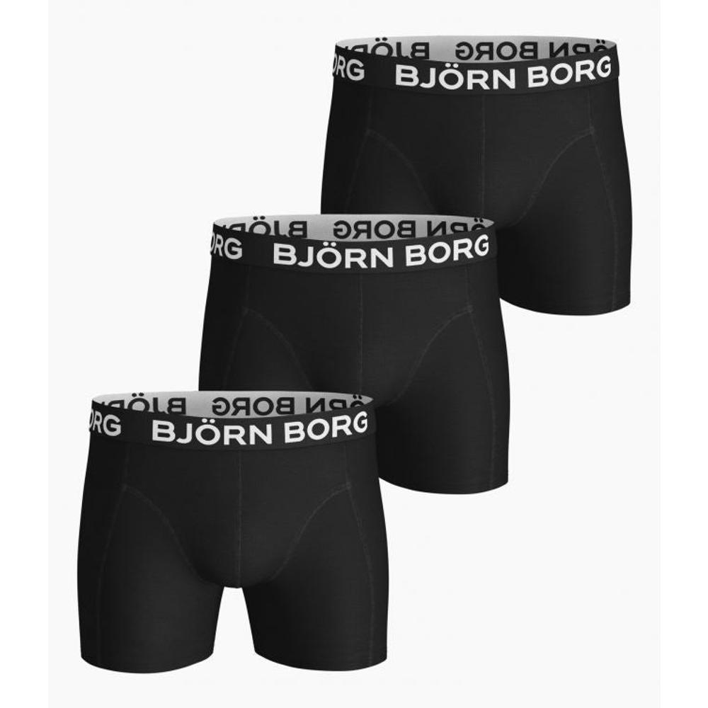Bjorn Borg Heren Boxer Noos Solids 3P 9999-1076 - Jambelles