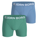 Bjorn Borg Heren Boxer Organic Cotton Stretch 2-Pack 10005786 - Jambelles