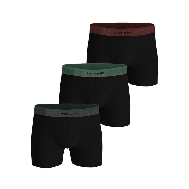 Bjorn Borg Heren Boxer Organic Cotton Stretch 3-Pack 10004939 - Jambelles