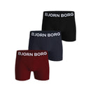 Bjorn Borg Heren Boxer Organic Cotton Stretch 3-Pack 10005539 - Jambelles