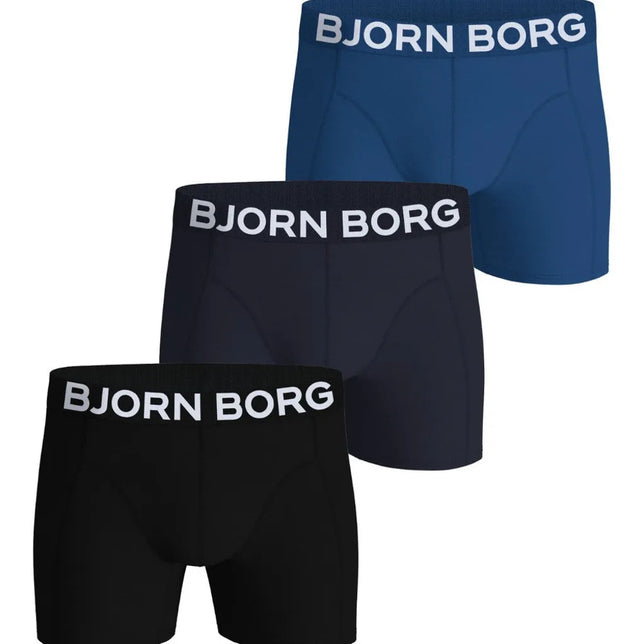 Bjorn Borg Heren Boxer Organic Cotton Stretch 3-Pack 10005540 - Jambelles
