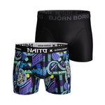 Bjorn Borg Heren Boxer Shorts Sammy BB Naito City Black 2P 2021-1328 - Jambelles
