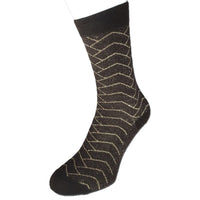 Bonnie Doon Dames Fantasie Sokken Glitter Braid Sock Bp251101 - Jambelles