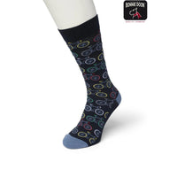 Bonnie Doon Dames &amp; Heren Fantasie Sokken Biker Sock BT992103 - Jambelles