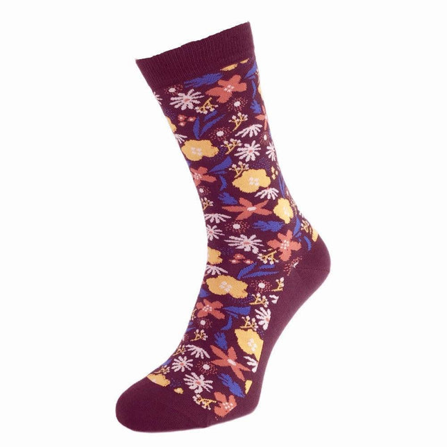 Bonnie Doon Dames &amp; Heren Fantasie Sokken Flower Drop Socks Bp251103 - Jambelles