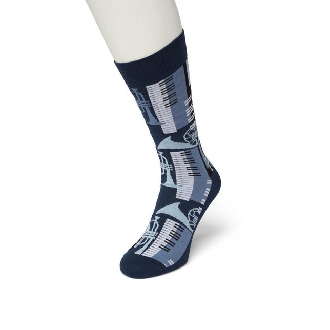 Bonnie Doon Dames &amp; Heren Fantasie Sokken Music Sock BT992117 - Jambelles