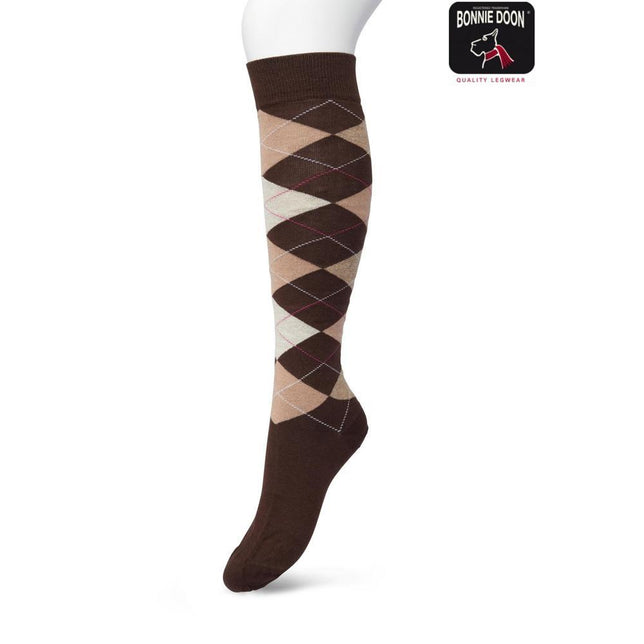 Bonnie Doon Dames Kniekousen Argyle Knee High BP211505 - Jambelles