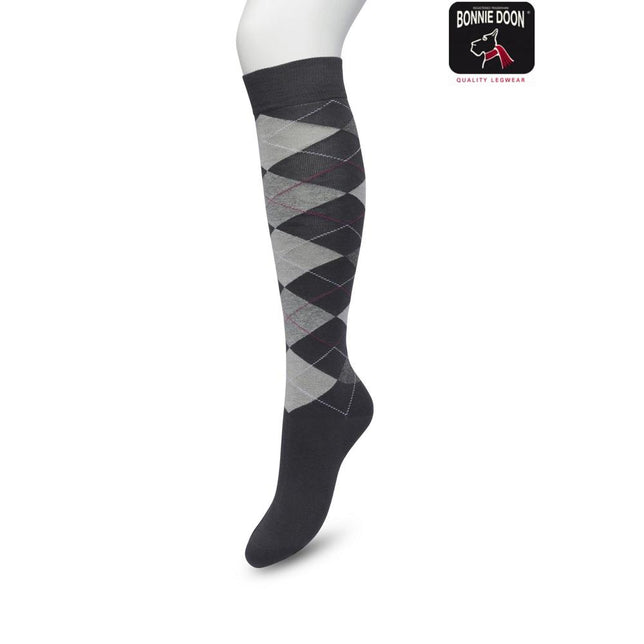 Bonnie Doon Dames Kniekousen Argyle Knee High BP211505 - Jambelles