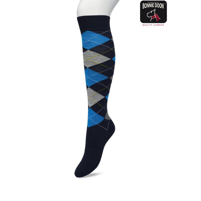 Bonnie Doon Dames Kniekousen Argyle Knee High BP211505 - Jambelles