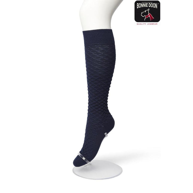 Bonnie Doon Dames Kniekousen Cable Knee-high BP211506 - Jambelles
