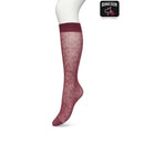 Bonnie Doon Dames Kniekousen Fancy Flower Knee-High BP221803 - Jambelles