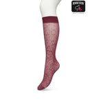 Bonnie Doon Dames Kniekousen Fancy Flower Knee-High BP221803 - Jambelles