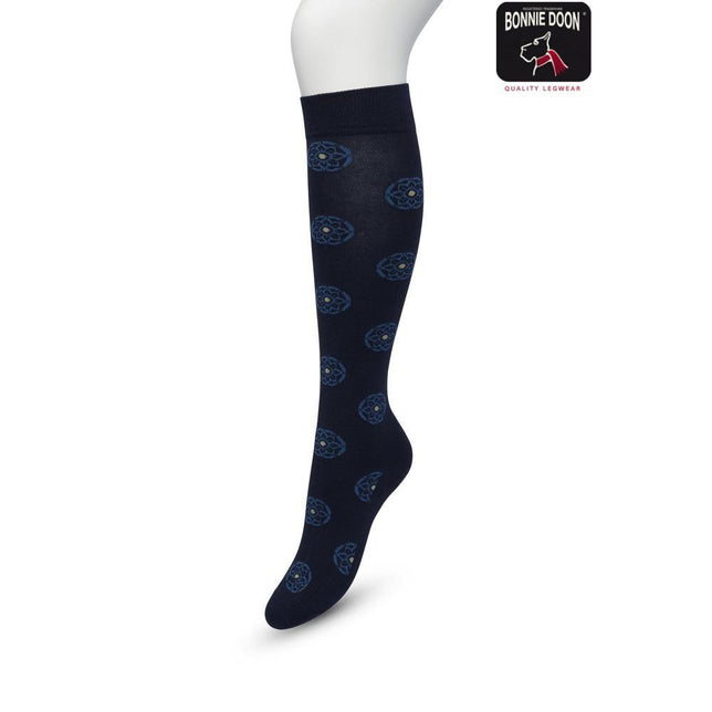 Bonnie Doon Dames Kniekousen Mini Mandala Knee-High BP221702 - Jambelles