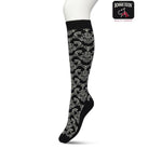 Bonnie Doon Dames Kniekousen Ornament Knee High BP221701 - Jambelles