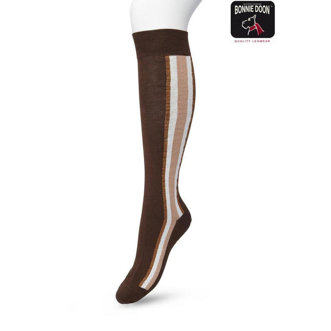 Bonnie Doon Dames Kniekousen Sporty Stripe Knee Sock BP221704 - Jambelles