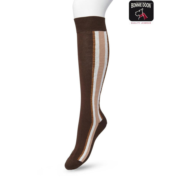 Bonnie Doon Dames Kniekousen Sporty Stripe Knee Sock BP221704 - Jambelles