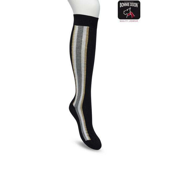 Bonnie Doon Dames Kniekousen Sporty Stripe Knee Sock BP221704 - Jambelles