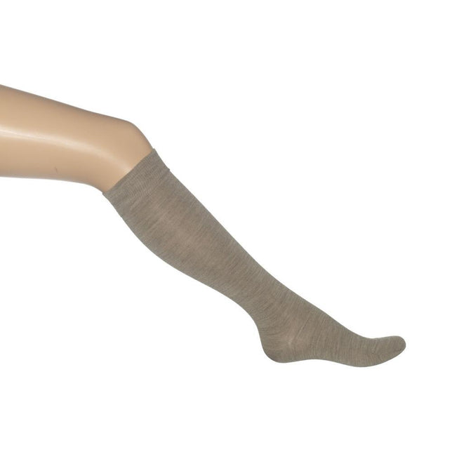 Bonnie Doon Dames Kniekousen Wool/Cotton Knee-High R715011 - Jambelles