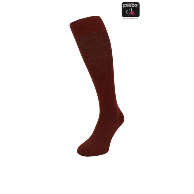 Bonnie Doon Dames Kniekousen Wool/Cotton Knee-High R715011 - Jambelles