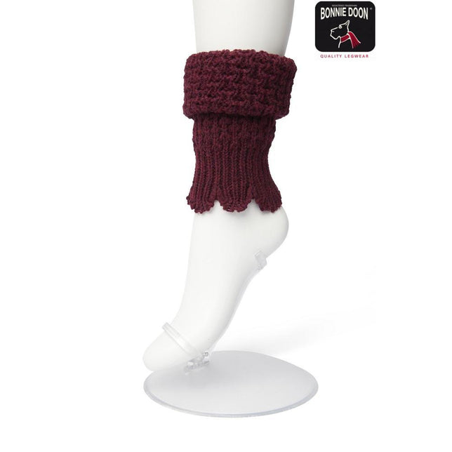 Bonnie Doon Dames Legwarners Honeycomb Boot Top BN351789 - Jambelles