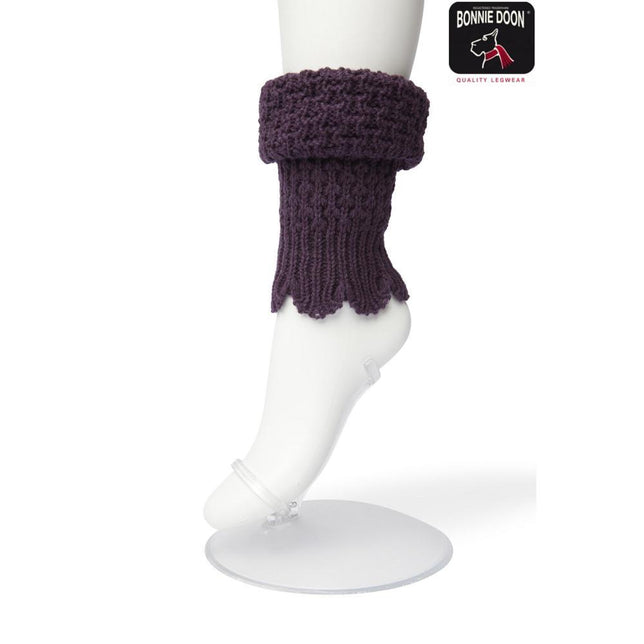 Bonnie Doon Dames Legwarners Honeycomb Boot Top BN351789 - Jambelles