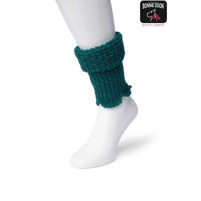 Bonnie Doon Dames Legwarners Honeycomb Boot Top BN351789 - Jambelles