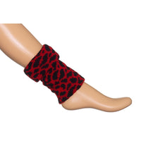 Bonnie Doon Dames Legwarners Leopard Boot Top BN951758 - Jambelles