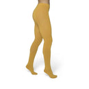 Bonnie Doon damesmaillots Bio Cotton Tights BP051900 in oker, roestbruin, olijfgroen en bordeaux, effen design. - Jambelles
