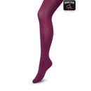 Bonnie Doon damesmaillots Bio Cotton Tights BP051900 in oker, roestbruin, olijfgroen en bordeaux, effen design. - Jambelles