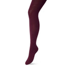 Bonnie Doon damesmaillots Bio Cotton Tights BP051900 in oker, roestbruin, olijfgroen en bordeaux, effen design. - Jambelles