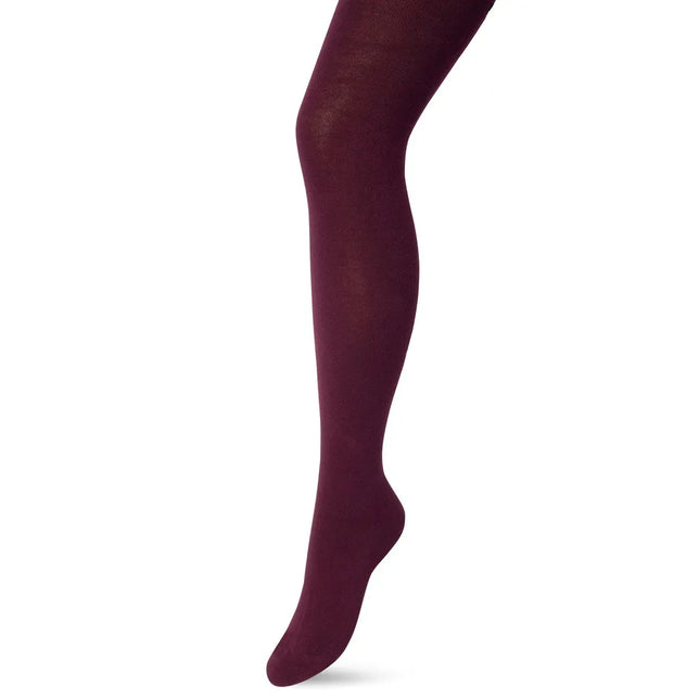 Bonnie Doon Bio Cotton damesmaillot BP051900 in effen bordeauxrood, ondoorzichtig en glad. - Jambelles