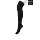 Bonnie Doon Dames Over-Knee Sokken Classic Cable Over Knee Sock P53498 - Jambelles