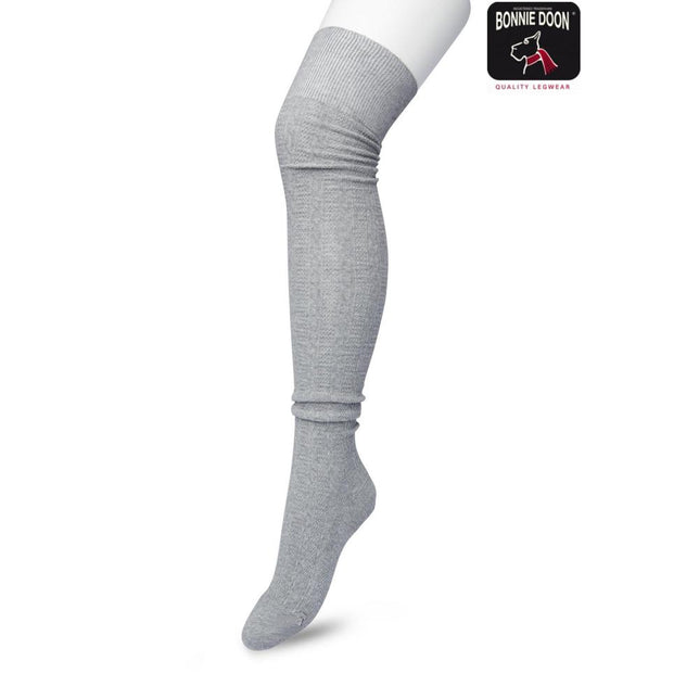Bonnie Doon Dames Over-Knee Sokken Classic Cable Over Knee Sock P53498 - Jambelles