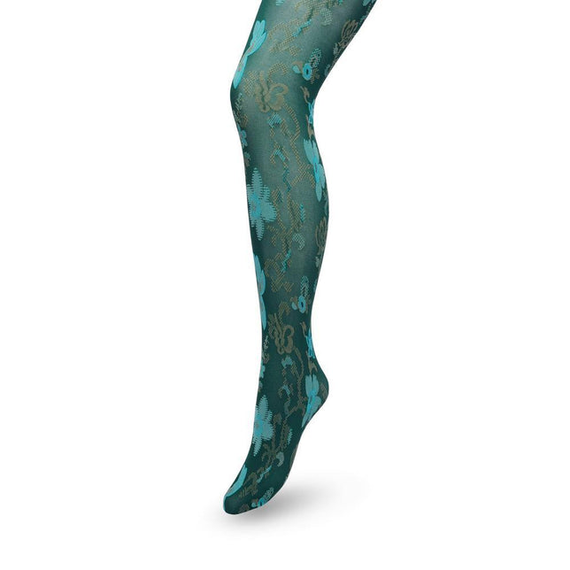 Bonnie Doon Dames Panty Floral Ornaments Tights BP221905 - Jambelles