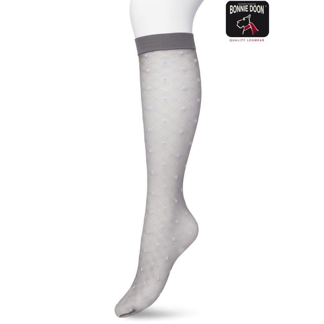 Bonnie Doon Dames Panty Kniekousen Geometric Knee High BP211503 - Jambelles