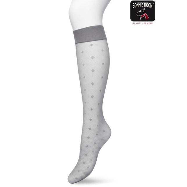 Bonnie Doon Dames Panty Kniekousen Geometric Knee High BP211503 - Jambelles