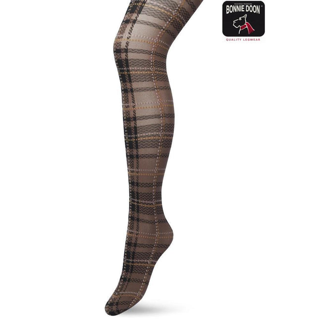 Bonnie Doon Dames Panty London Checks Tights BP211910 - Jambelles