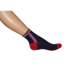 Bonnie Doon Dames Sneakersokken Side Stripe Quarter BN941127 - Jambelles